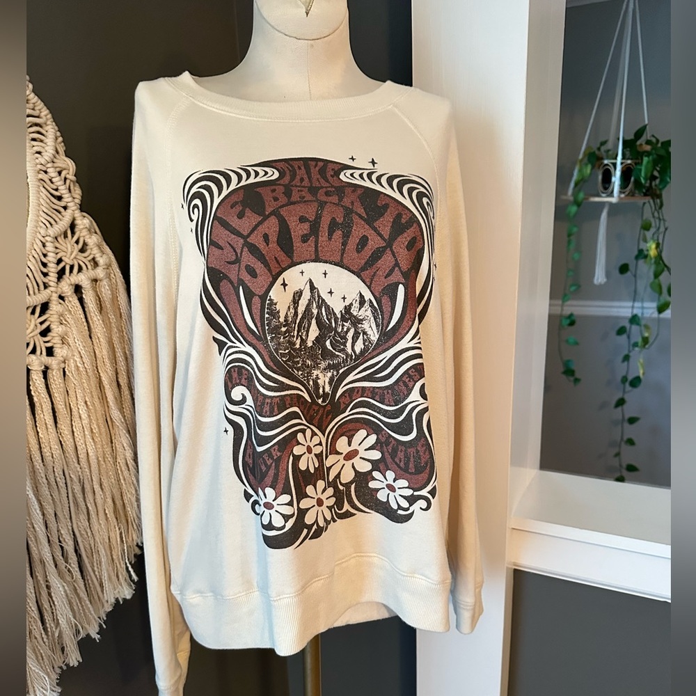 Altar’d State graphic thin sweatshirt
